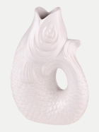 Giftcompany Fisch-Vase Monsieur Carafon XS weiss-weiss bei Robert Ley