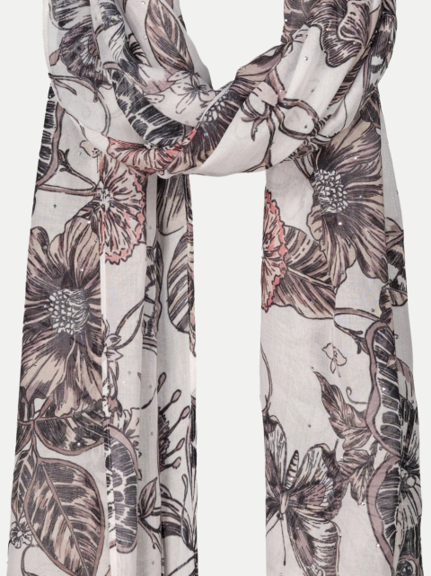 Monari Tuchschal mit Blumen-Muster bei Robert Ley