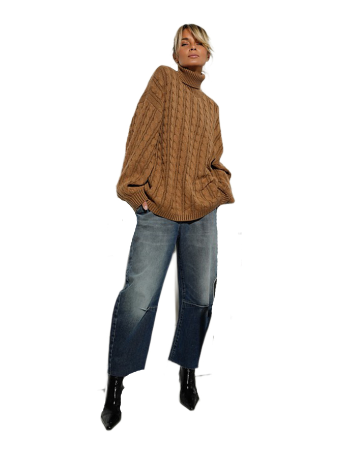 Gitta Banko Zopfmusterpullover Camelia bei Robert Ley
