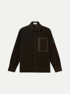 Stone Island Overshirt aus Bio-Baumwollcord v0078coalgrey bei Robert Ley