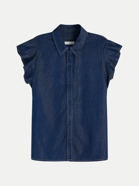 Tommy Hilfiger Volantshirt in Denim bei Robert Ley