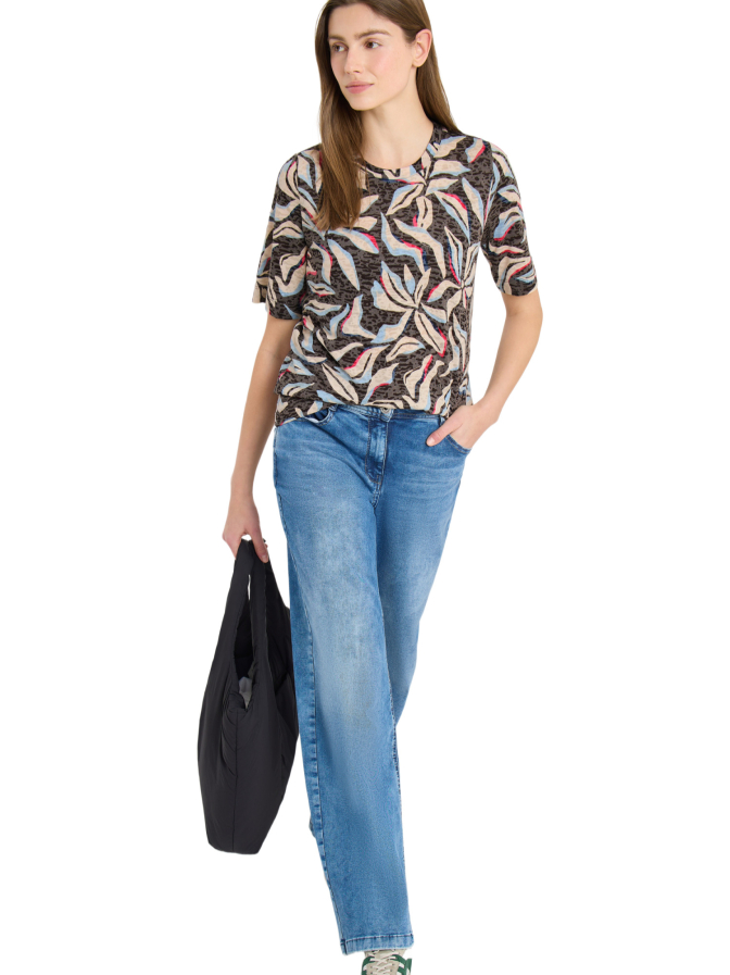 Cecil T-Shirt floral bei Robert Ley
