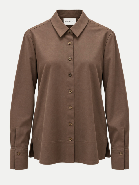 Robert Ley Hemdbluse mit großer Manschette bei Robert Ley