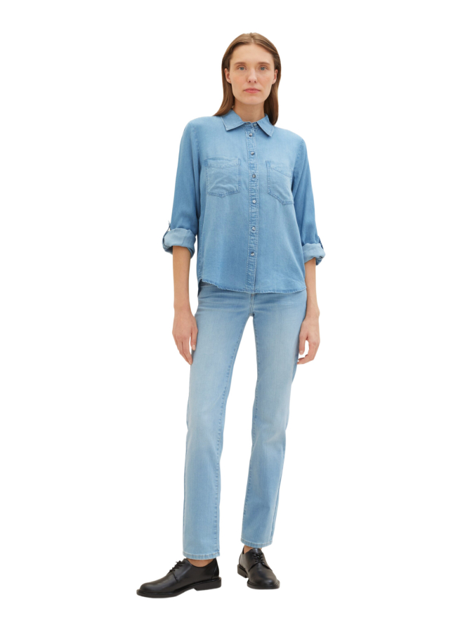 Tom Tailor Casual Bluse Denim bei Robert Ley