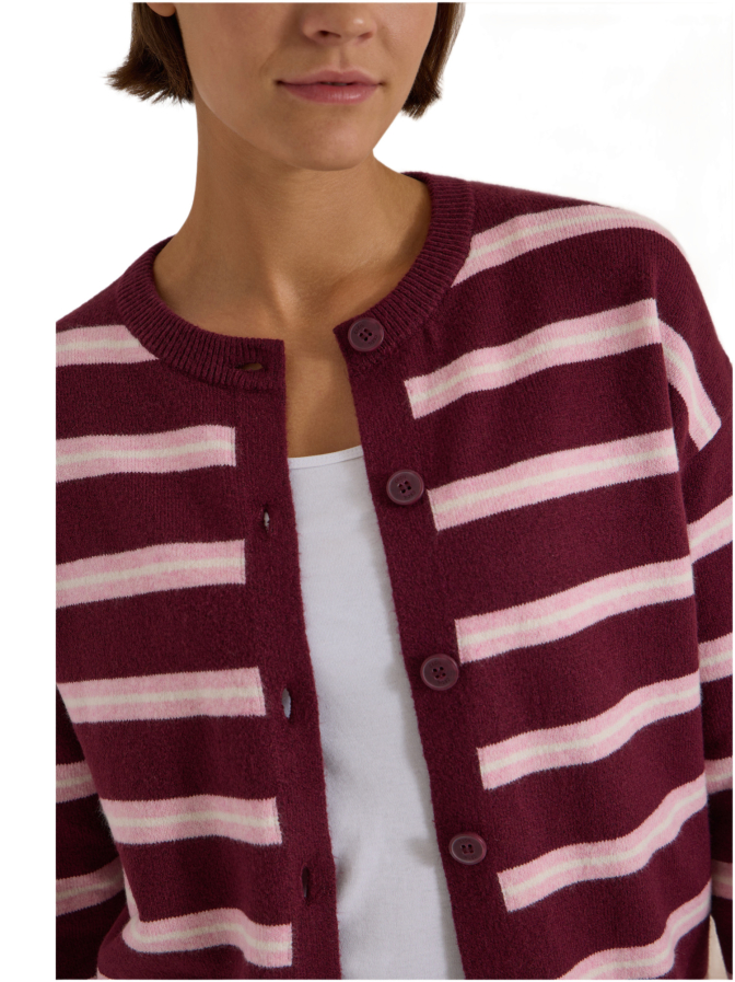 Cecil Cardigan mit Streifen bei Robert Ley