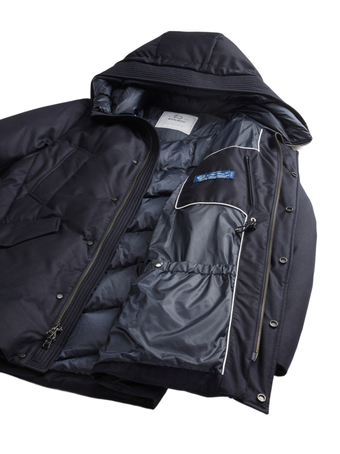 WOOLRICH Wollparka Loro-Piana bei Robert Ley