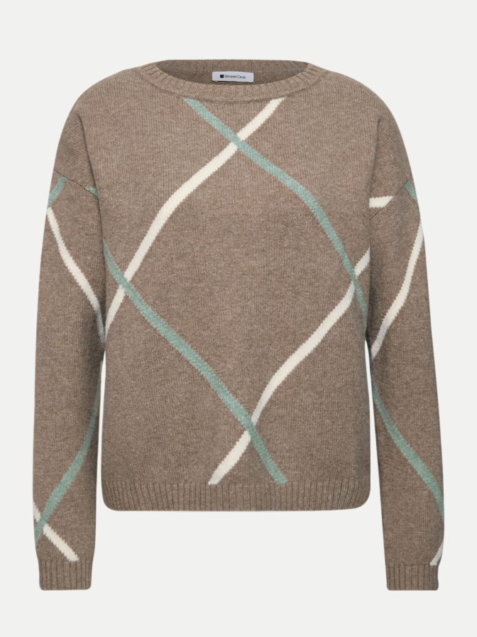 Street One Pullover mit Intarsien-Muster bei Robert Ley