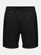 Only & Sons Shorts mit Kordelzug 187679-Black bei Robert Ley