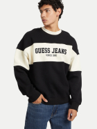 Guess Sweatshirt mit Logo-Schriftzug jblk-jet black bei Robert Ley