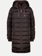 Monari Steppmantel mit Lurex 567-black coffee bei Robert Ley