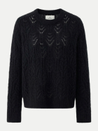 LU REN Kaschmir-Pullover Isleen mit Seidenanteil black bei Robert Ley
