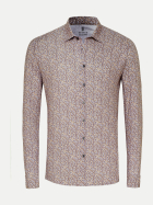 Desoto Slim-Fit Jerseyhemd mit Print 873-beige paisley bei Robert Ley
