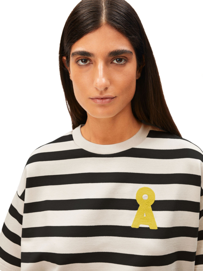 ARMEDANGELS Kurzarm-Sweater BAMIKAA STRIPE bei Robert Ley