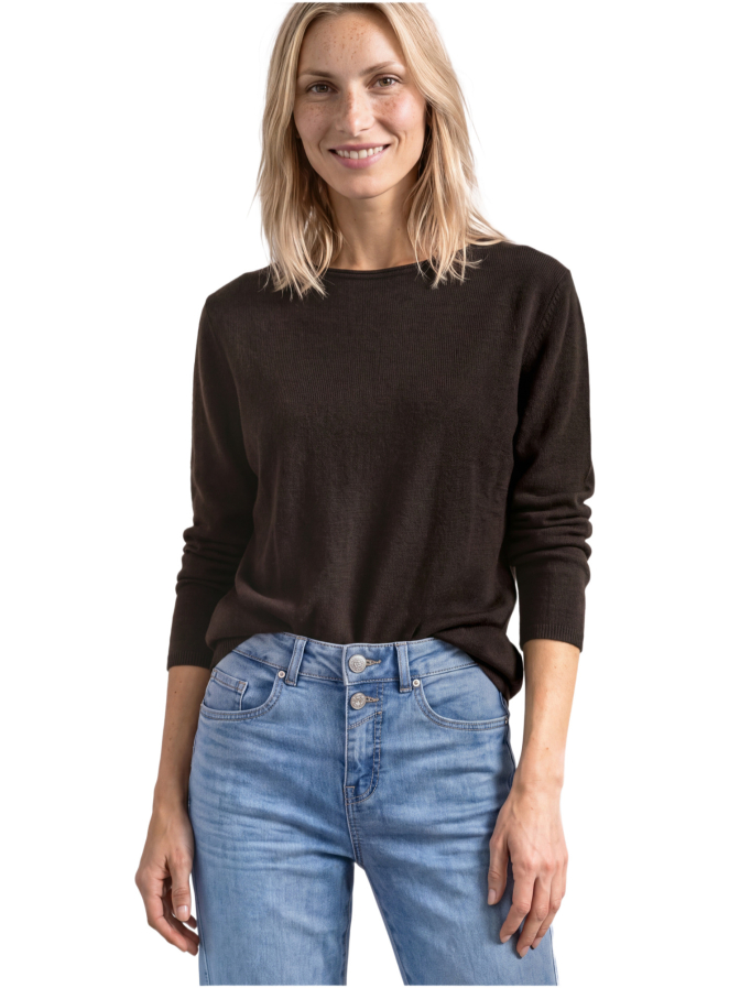 Street One Pullover mit Rollkanten bei Robert Ley