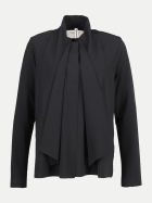 Sassenbach Bluse mit Schluppe L5497 black bei Robert Ley