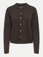 Only Cardigan ONLSIMONI 237375001-Coffee Bean/Black lace bei Robert Ley