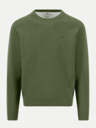 Fynch-Hatton Strickpullover mit Rundhalsausschnitt 748-moss bei Robert Ley