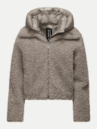 Bomboogie Teddyjacke mit Kapuze 170-oyster shell bei Robert Ley