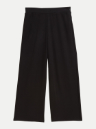 Tom Tailor Casual Wide-Fit Jacquard Culotte 14482-deep black bei Robert Ley