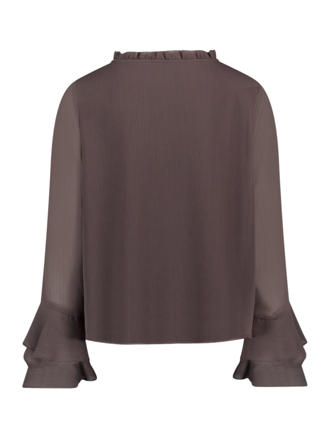 Cartoon Bluse mit Volantärmel bei Robert Ley