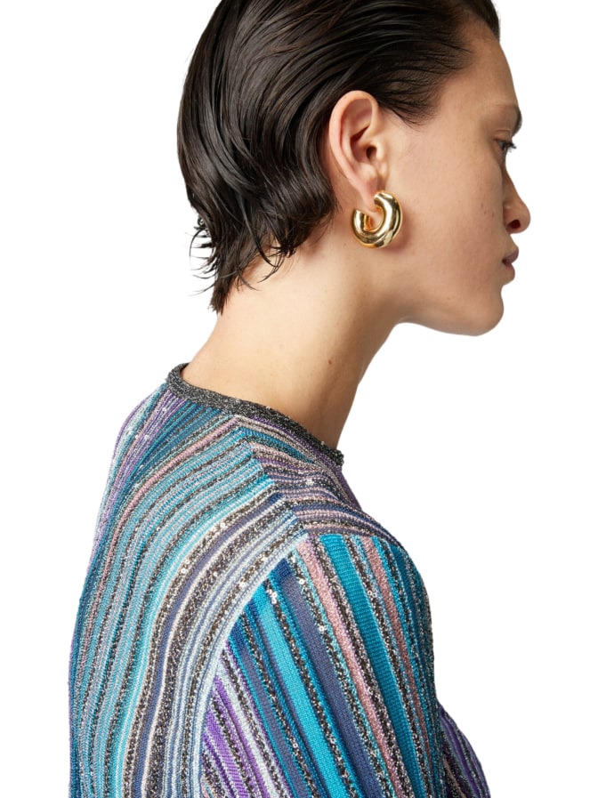 MISSONI Plisseekleid mit Pailletten bei Robert Ley