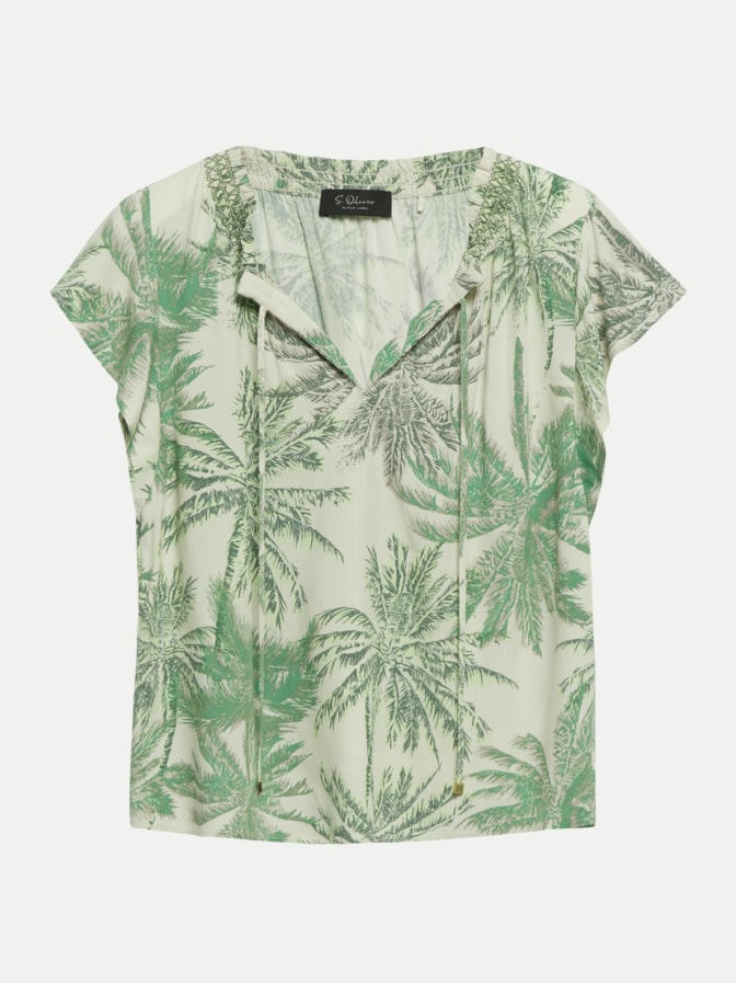s.Oliver BLACK LABEL Bluse mit V-Ausschnitt bei Robert Ley