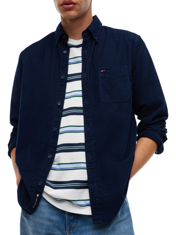 Tommy Jeans Cordhemd mit Button-down-Kragen bei Robert Ley