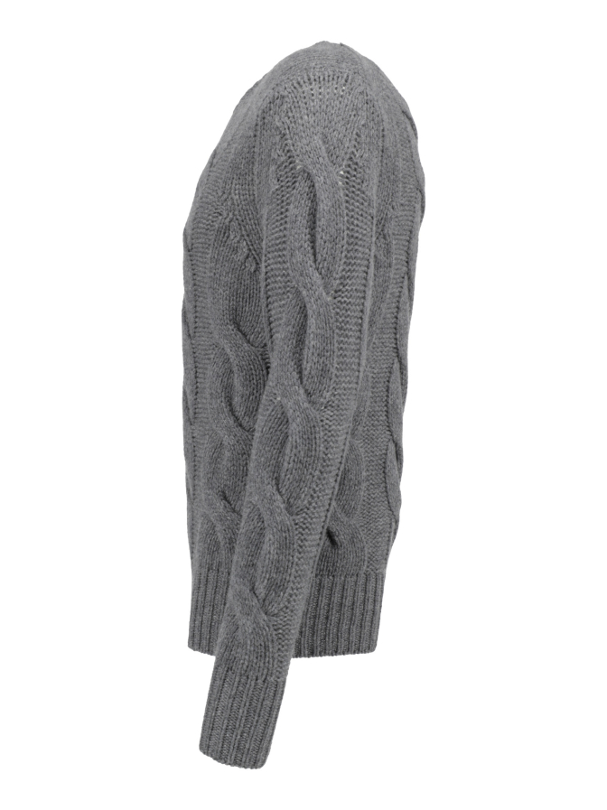 FTC Cashmere Zopfstrick-Pullover aus Kaschmir bei Robert Ley