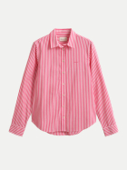 Gant Popeline Bluse mit Streifen 661-BRIGHT FUSCHIA bei Robert Ley