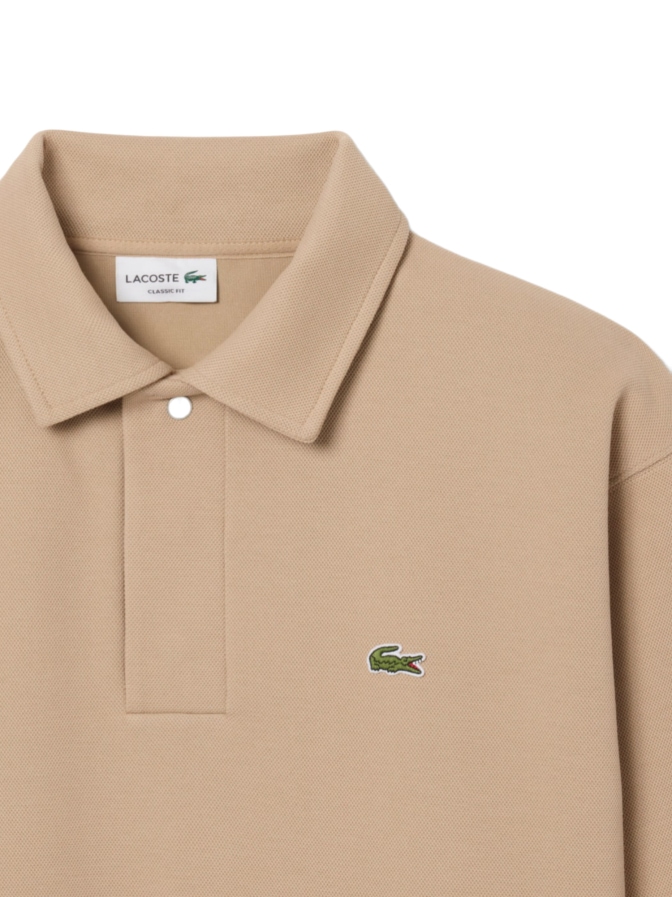 Lacoste Sweatshirt aus Piqué mit Polokragen bei Robert Ley