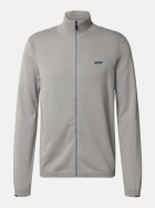 Boss Green Sweatjacke mit Stehkragen 063-Open Grey bei Robert Ley