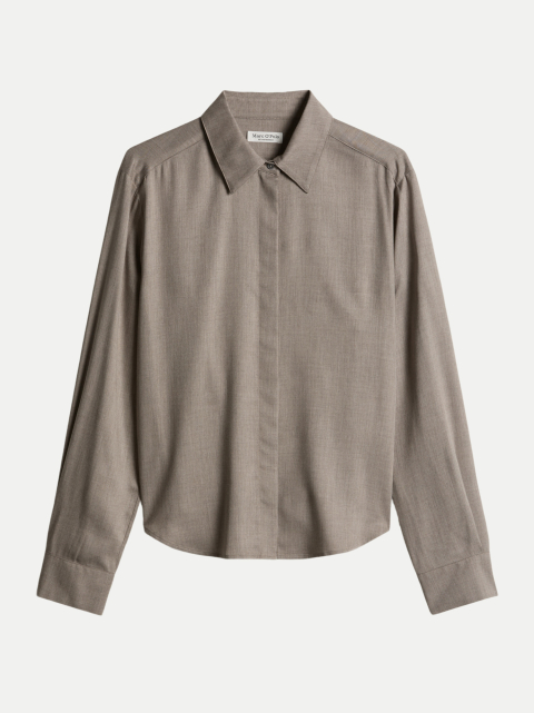 Marc O'Polo Hemdbluse mit verdeckten Knopfleiste bei Robert Ley