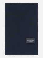 Marc O'Polo Strickschal mit Logo 898-dark navy bei Robert Ley