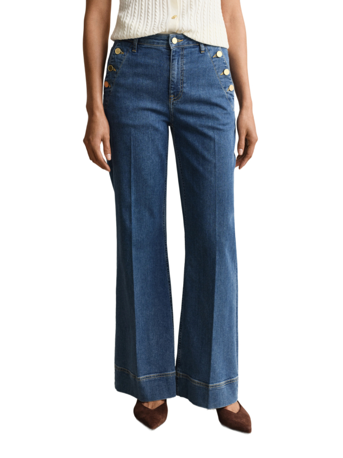Gant Nautical Jeans mit ausgestelltem Bein bei Robert Ley