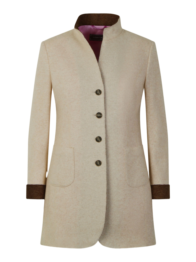 White Label Blazer aus gestricktem Wollstoff bei Robert Ley