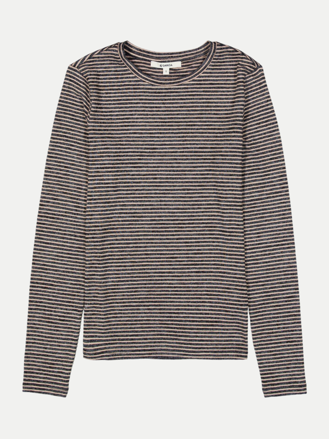 Garcia Langarmshirt Gestreift bei Robert Ley
