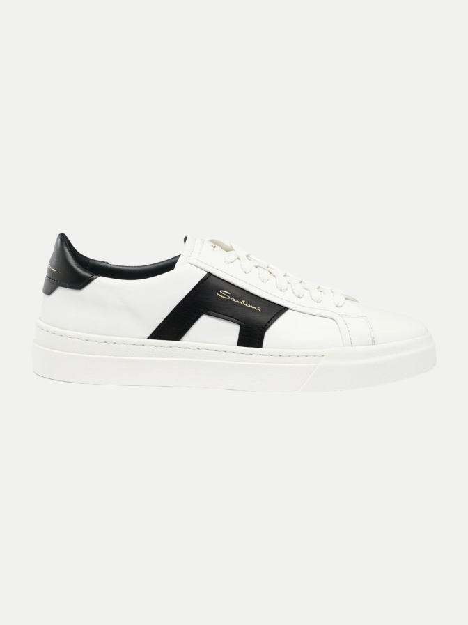 Santoni Sneake Kalbsleder Double Buckle bei Robert Ley