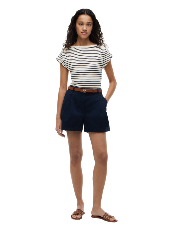 Tommy Hilfiger T-Shirt mit Knopfdetails bei Robert Ley