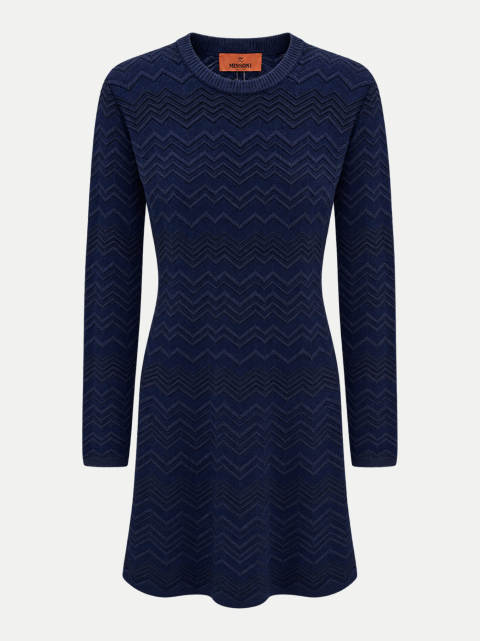 MISSONI Strickkleid mit Zig-Zag-Muster bei Robert Ley
