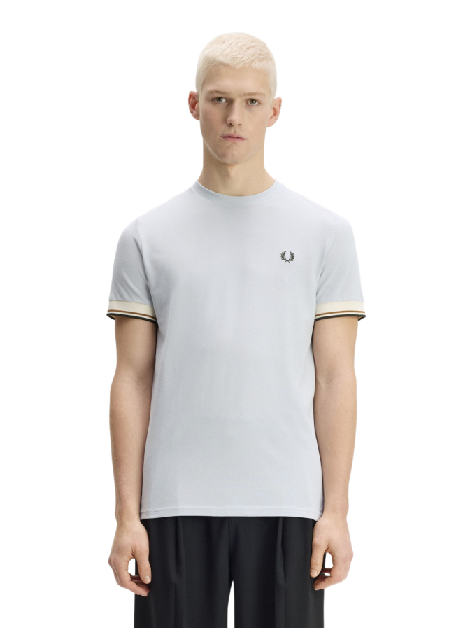 Fred Perry T-Shirt mit Kontrast-Bündchen bei Robert Ley