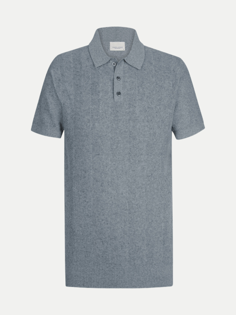 PROFUOMO Poloshirt aus Baumwoll-Leinen-Mix bei Robert Ley