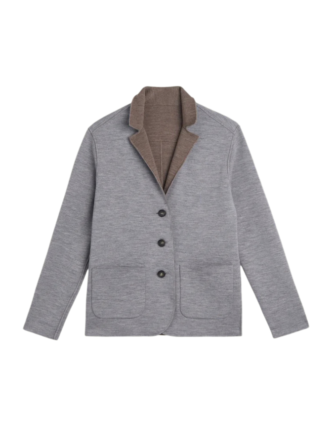 3RD MAY Wendbarer Strickblazer aus Merino bei Robert Ley