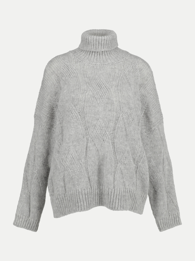 Peserico Zopfstrickpullover aus Alpaka-Mix bei Robert Ley