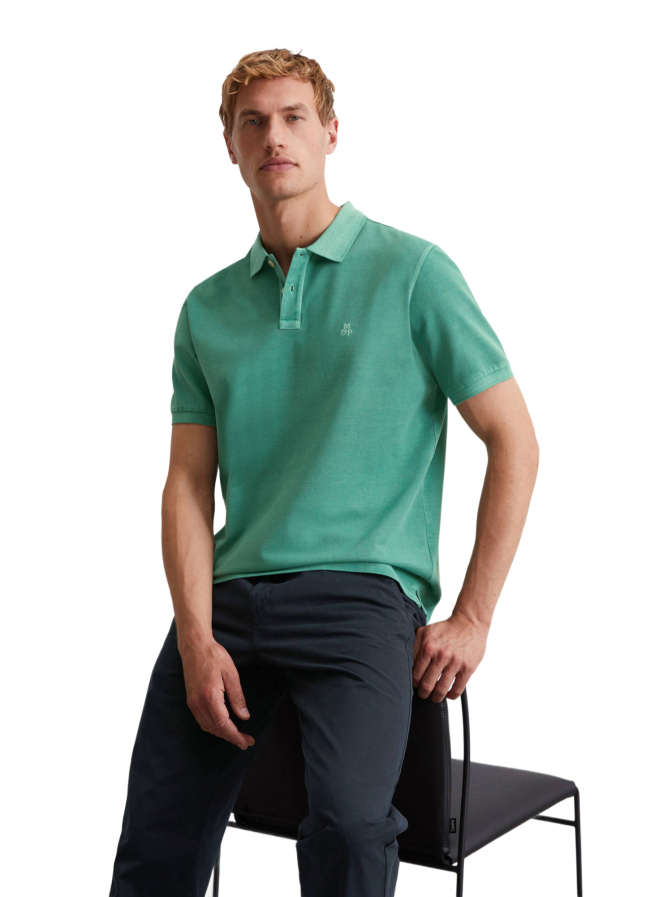 Marc O'Polo Kurzarm Poloshirt Piqué bei Robert Ley