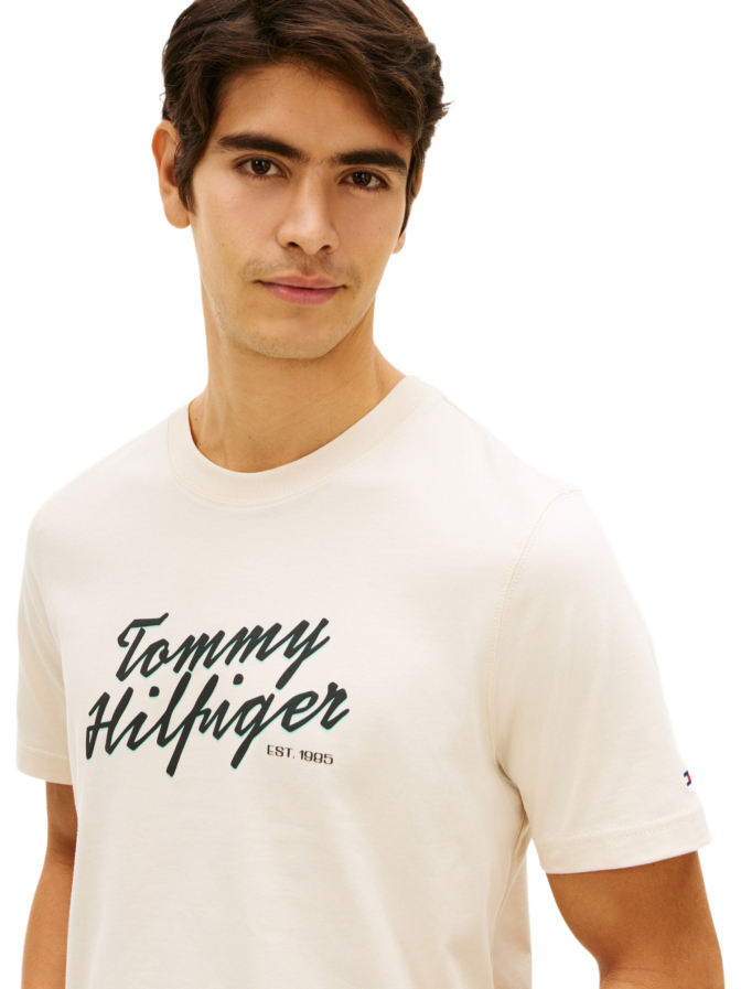 Tommy Hilfiger T-Shirt mit Logo-Print bei Robert Ley