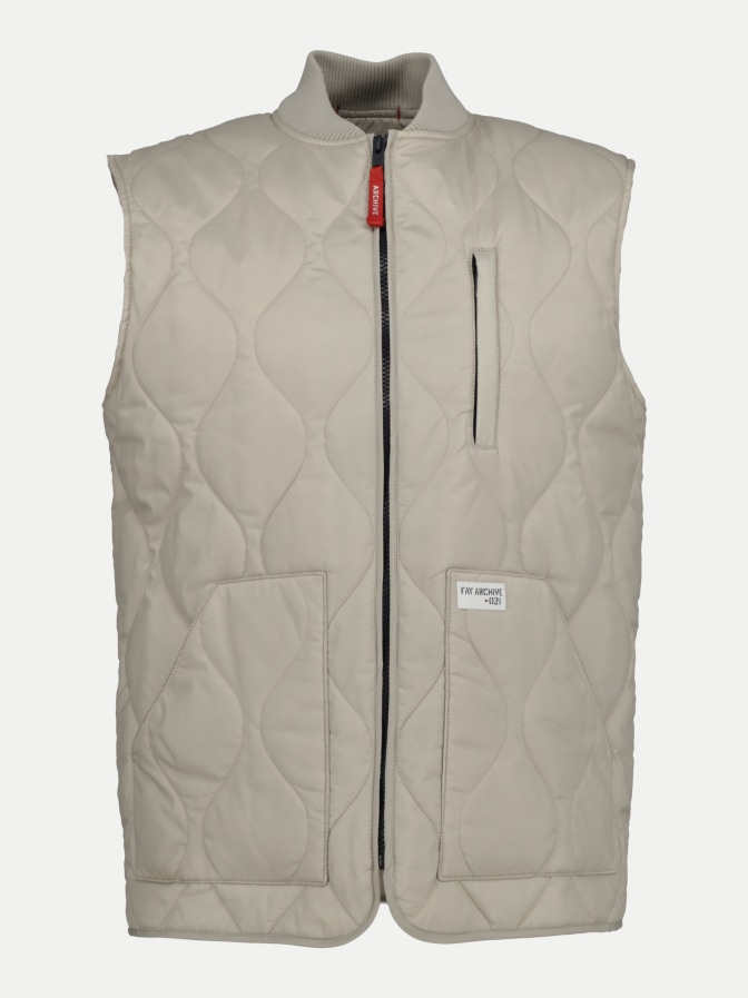 Fay Steppweste mit Zip bei Robert Ley