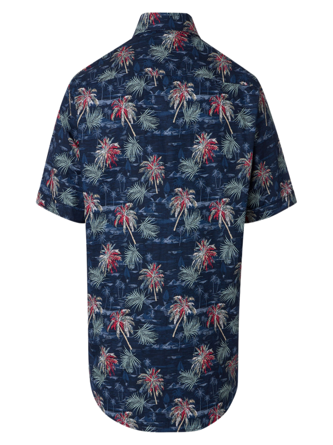 Casamoda Kurzarmhemd mit floralem Print bei Robert Ley