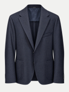 Eduard Dressler Modern-Fit Sakko Sawyer ungefüttert 48marine bei Robert Ley