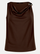 Zero Blusentop mit Wasserfallausschnitt 7416-Chocolate Plum bei Robert Ley