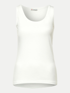 Street One Slim-Fit Basic Top 10108-off white bei Robert Ley